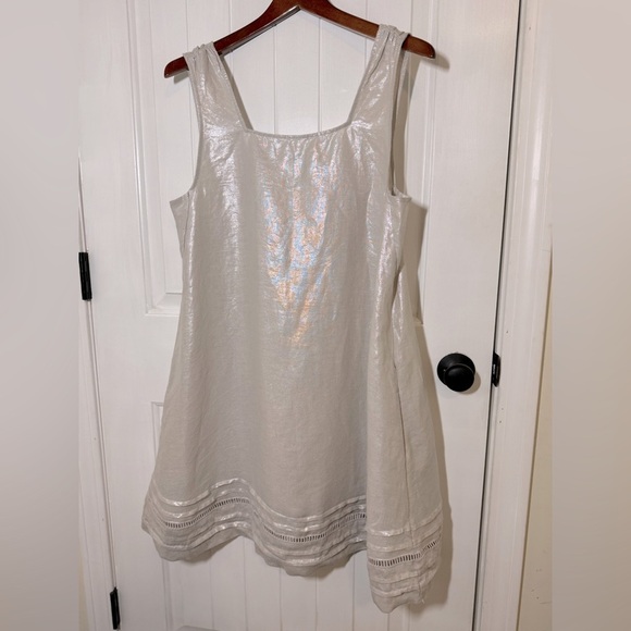 5/$25 Linen/Cotton Blend Dress - Picture 1 of 5